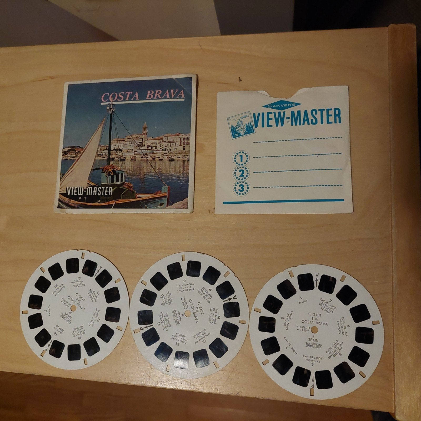 viewmaster schijfjes costa brava, Verzamelen, Ophalen of Verzenden