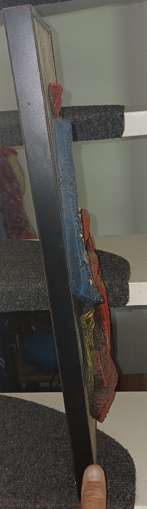 Uniek Wanddecoratie Pauw - 45x17x6 cm, Ophalen