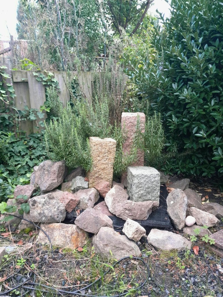 Waterornament - Fontein, Tuin en Terras, Ophalen, Gebruikt, Beton, Fontein