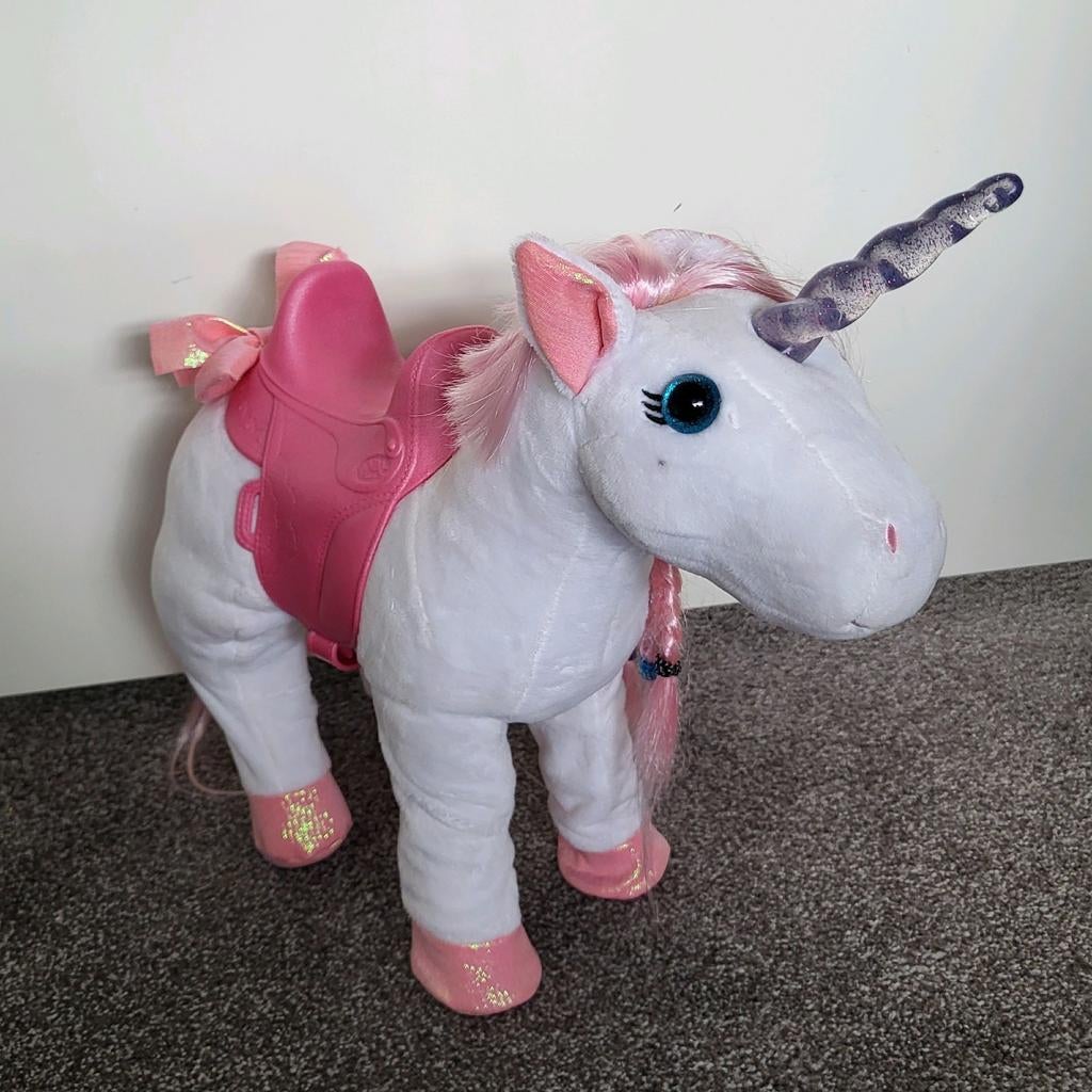 Baby Born Eenhoorn Zapf Creations, Ophalen of Verzenden, Zo goed als nieuw, Meisje