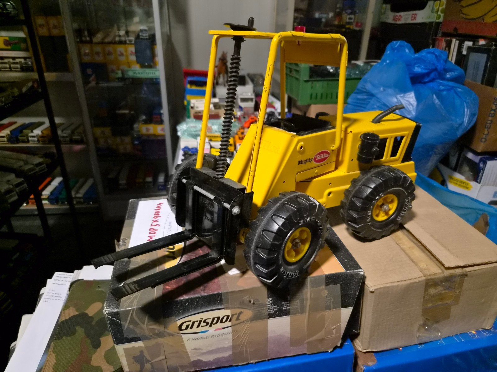 Grote heftruck, T, Ophalen of Verzenden, Zo goed als nieuw, Tonka