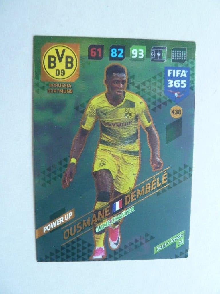 Panini Fifa 365 card.   Ousmane.Dembele   Game Changer, Ophalen of Verzenden, Zo goed als nieuw, Buitenlandse clubs, Poster, Plaatje of Sticker