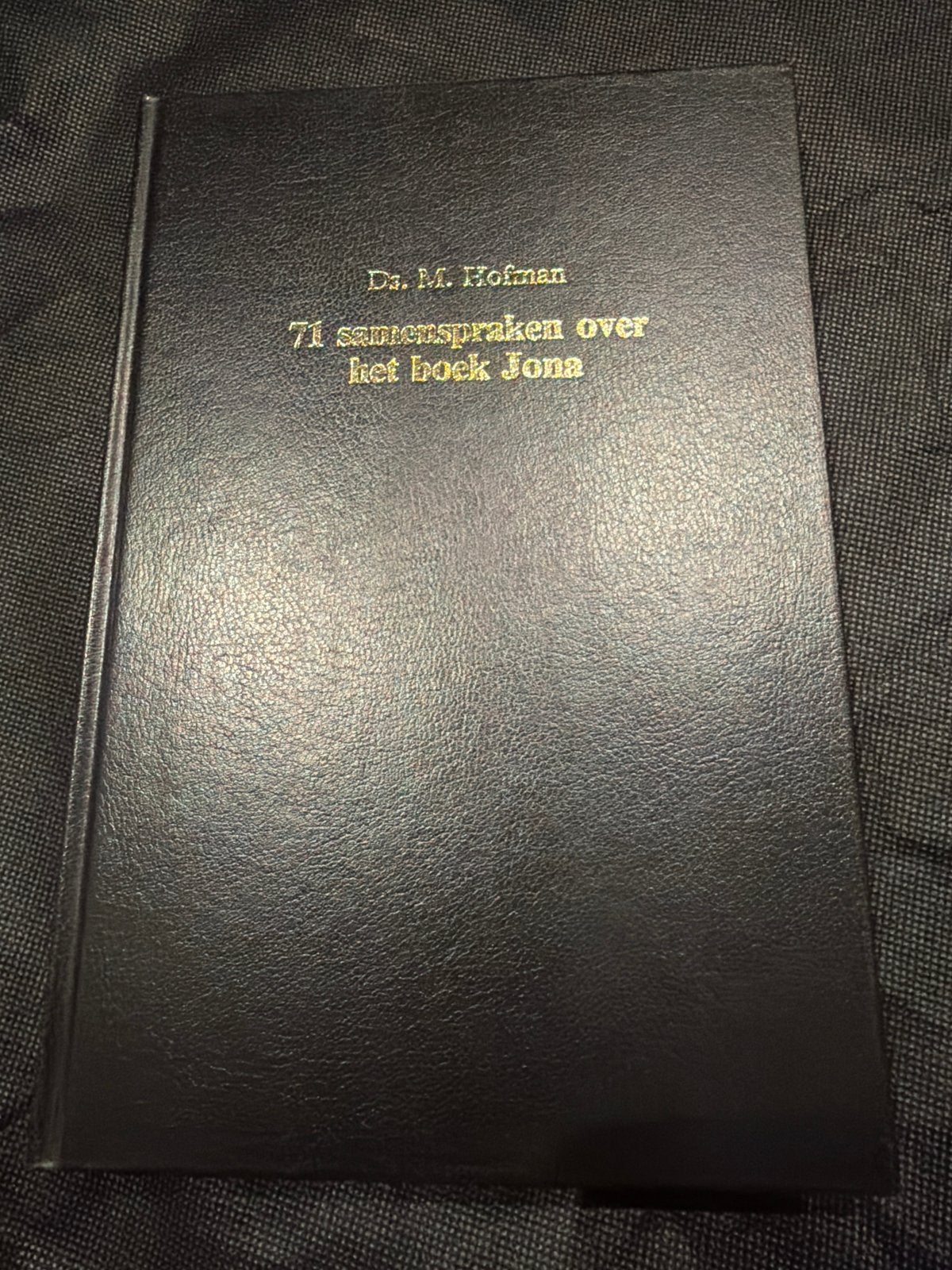 71 Samenspraken over het boek Jona - Ds. M. Hofman, Ophalen of Verzenden, Zo goed als nieuw, Christendom | Protestants