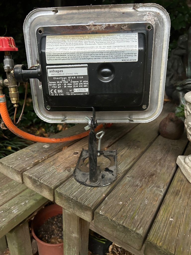 Gas straalkachel, Huis en Inrichting, Gebruikt, Gas, Ophalen of Verzenden, Vrijstaand