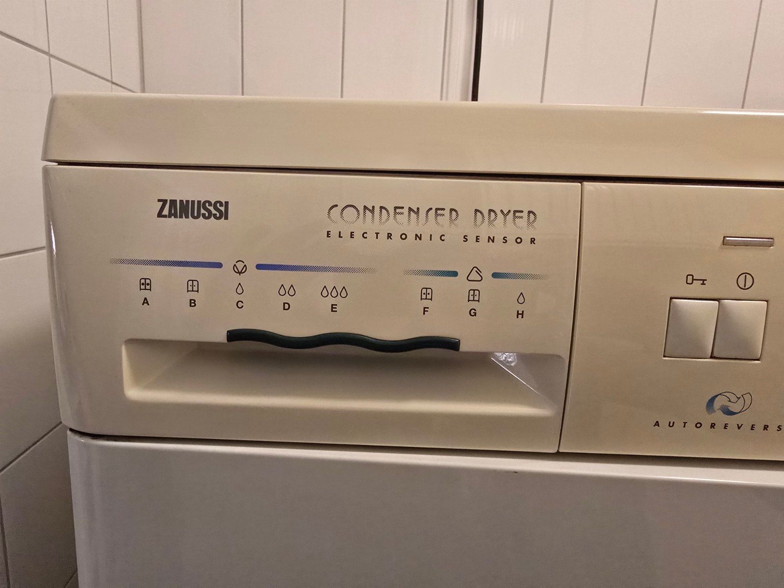 Zanussi Condensdroger TCS-675E - Goed werkend, 6 tot 8 kg, Gebruikt, Ophalen of Verzenden, Voorlader