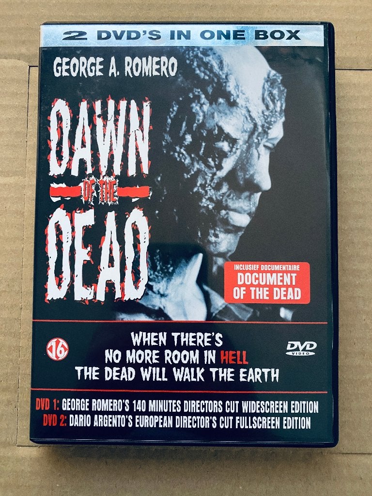 DVD: Dawn Of The Dead (1978, George A. Romero), Cd's en Dvd's, Dvd's | Horror, Vampiers of Zombies, Engels, Vanaf 16 jaar, Breedbeeld