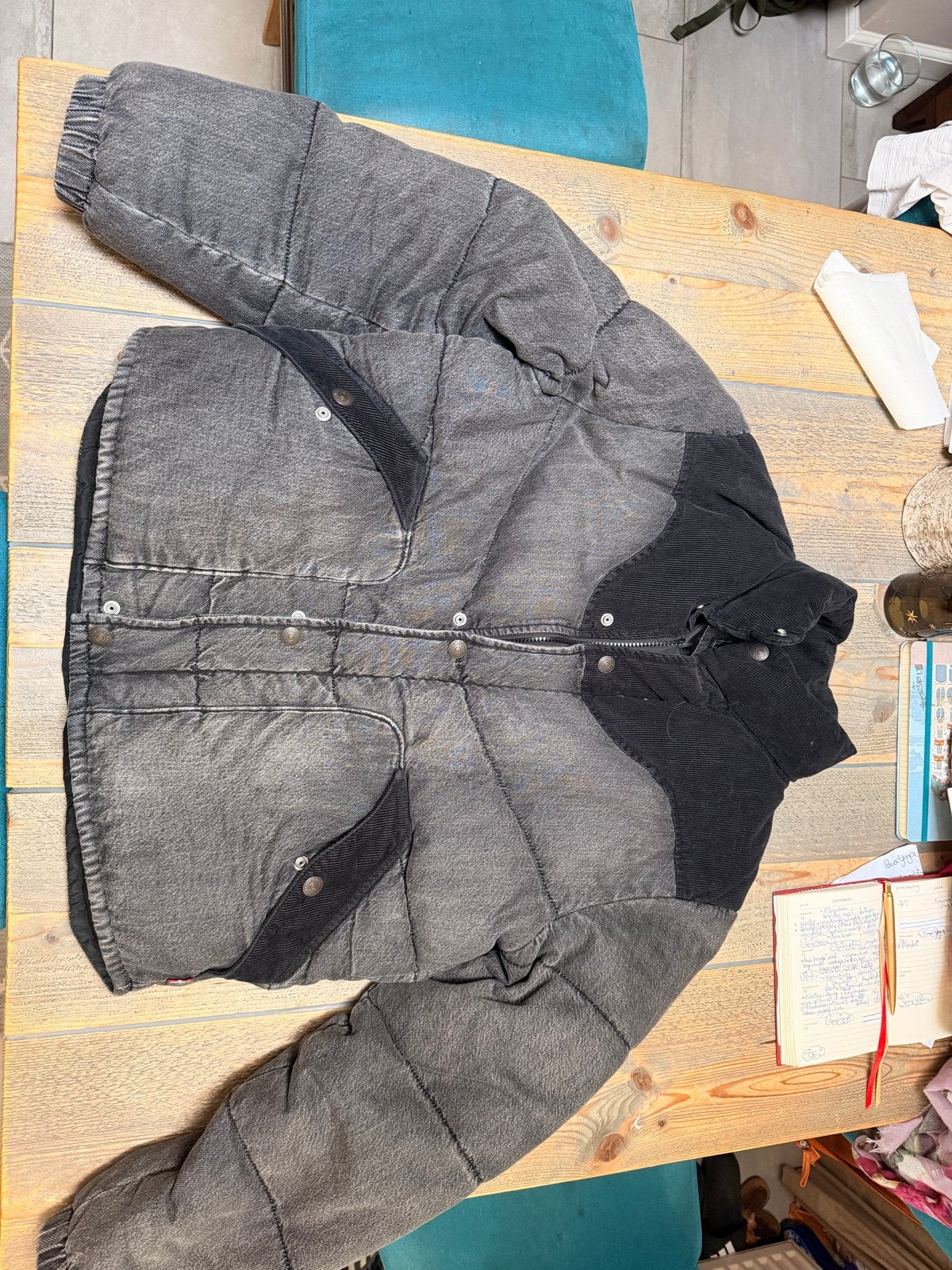 Levi's Wild West Pufferjas - Maat S - Nieuw, Kleding | Heren, Ophalen of Verzenden, Nieuw, Maat 46 (S) of kleiner, Grijs