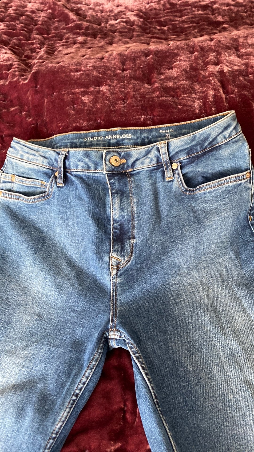 Studio Anneloes jeans flared fit, Blauw, Maat 42/44 (L), Nieuw, Ophalen of Verzenden