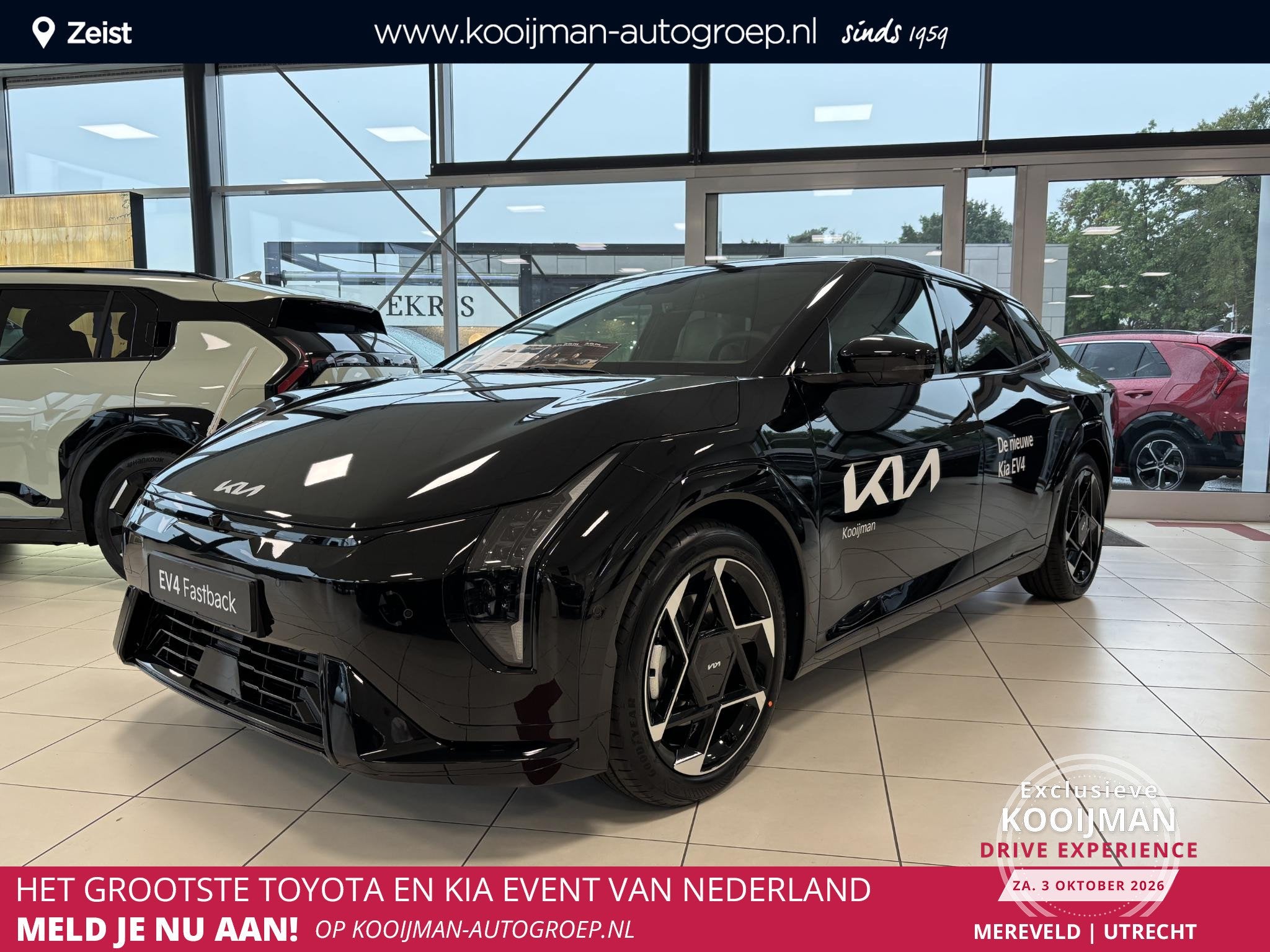 Kia EV4 Fastback GT-PlusLine 81.4 kWh 17 % bijtelling | 360-, Auto's, 81 kWh, 612 km, Parkeerassistent, 33 min