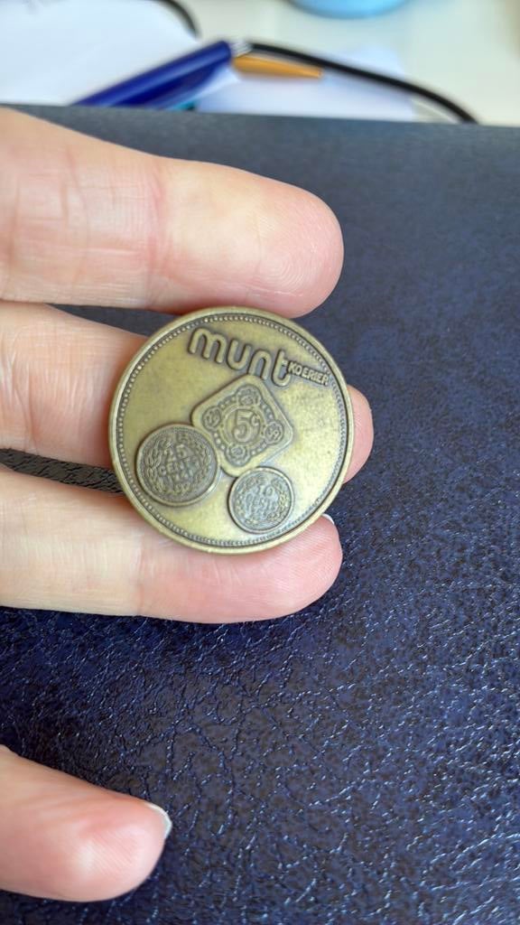 Penning muntkoerier, Ophalen of Verzenden, Overige materialen