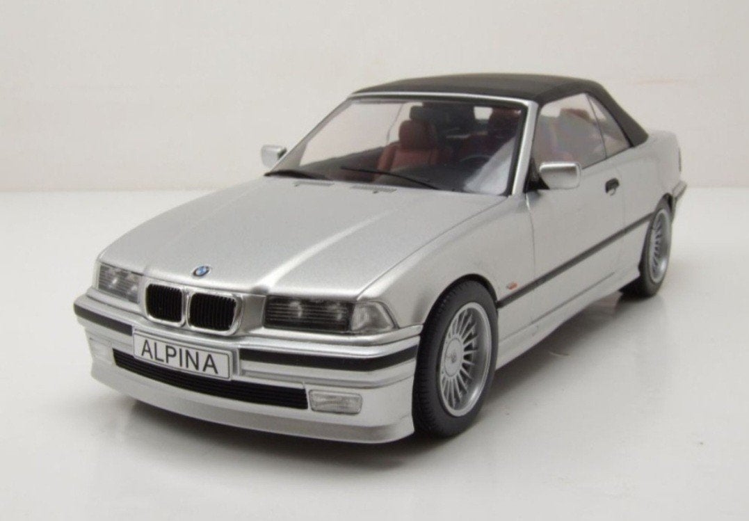 1:18 AANBIEDING! BMW Alpina B3 3.2 Cabriolet (E36)Grijs MCG, Ophalen of Verzenden, Nieuw, Auto, Overige merken