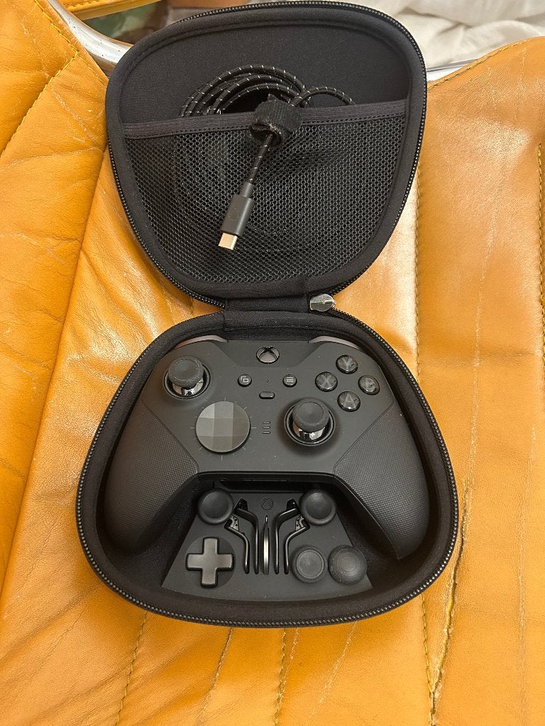 Xbox Elite V2 Controller (Compleet) - Stick Drift, Spelcomputers en Games, Xbox One, Ophalen of Verzenden, Zo goed als nieuw, Controller