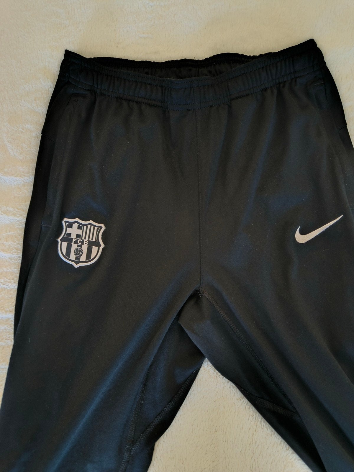 Nike FC Barcelona trainingsbroek - Maat S, Zwart, Nike, Ophalen of Verzenden, Zo goed als nieuw