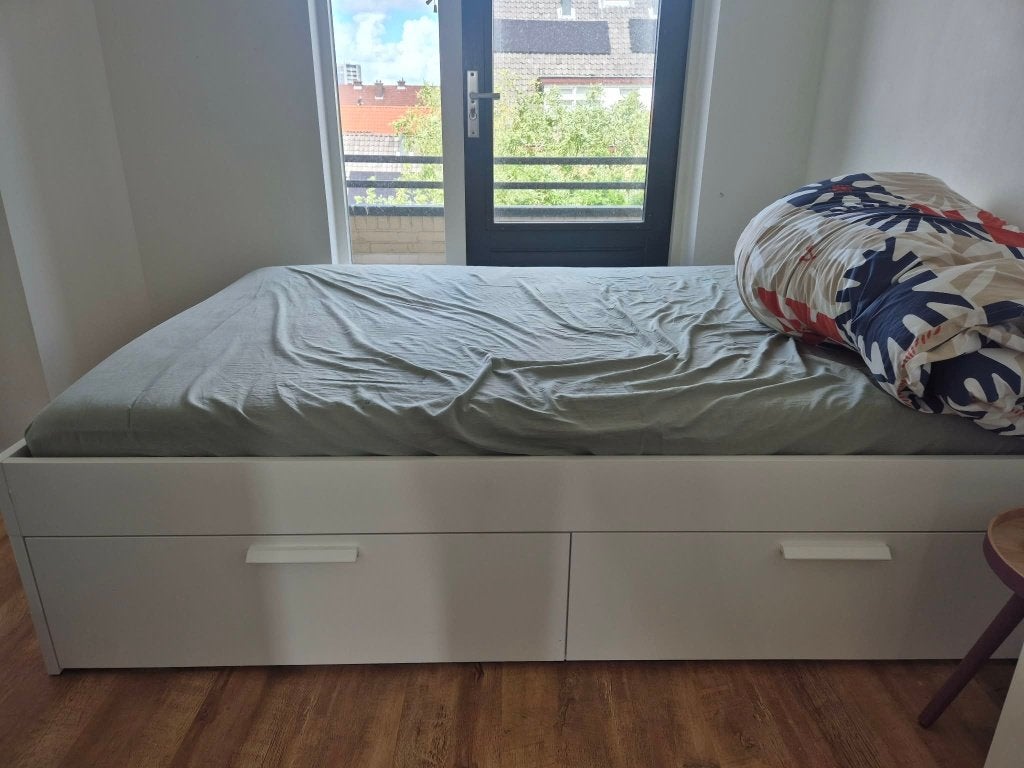 Bedframe with Storage [IKEA Brimnes], Ophalen, Bedbodem, 200 cm, 160 cm