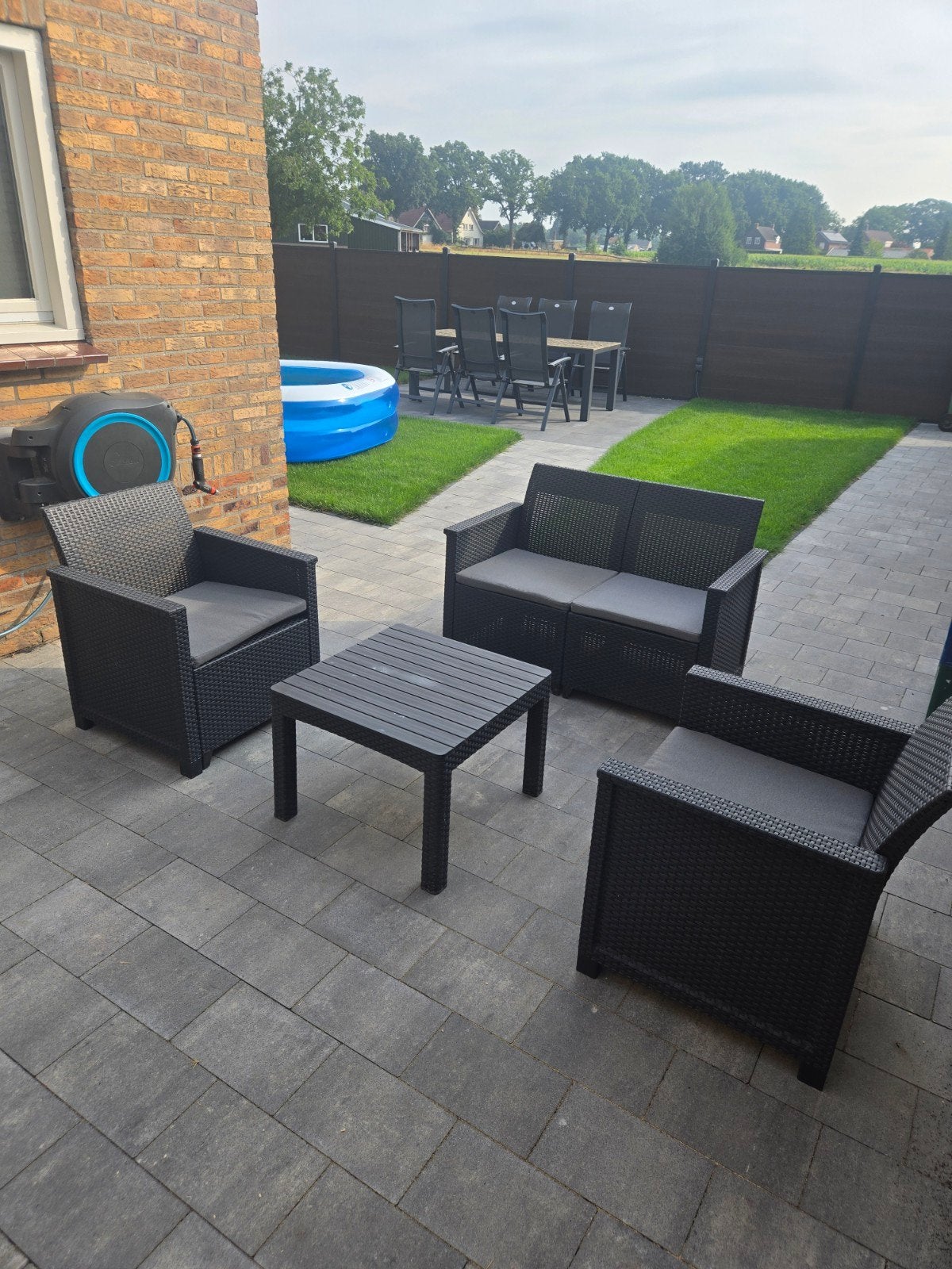 loungeset 4-delige, Tuin en Terras, Ophalen