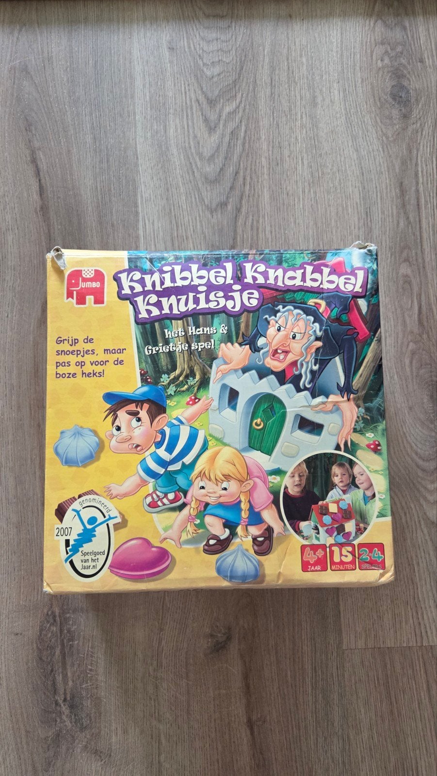 Knibbel Knabbel Knuisje: Het Hans & Grietje Spel (Jumbo), Een of twee spelers, Ophalen of Verzenden, Gebruikt, Jumbo