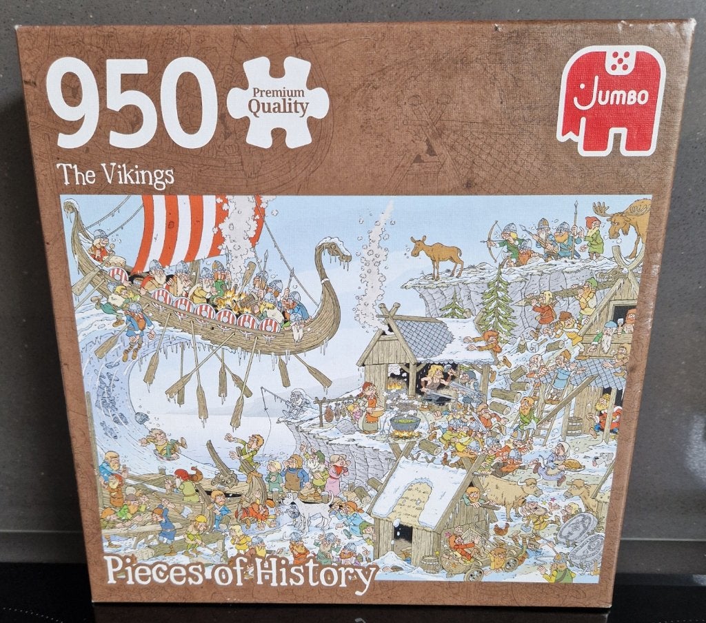 puzzel 950st kopen of ruilen The Vikings, Ophalen, 500 t/m 1500 stukjes, Zo goed als nieuw, Legpuzzel