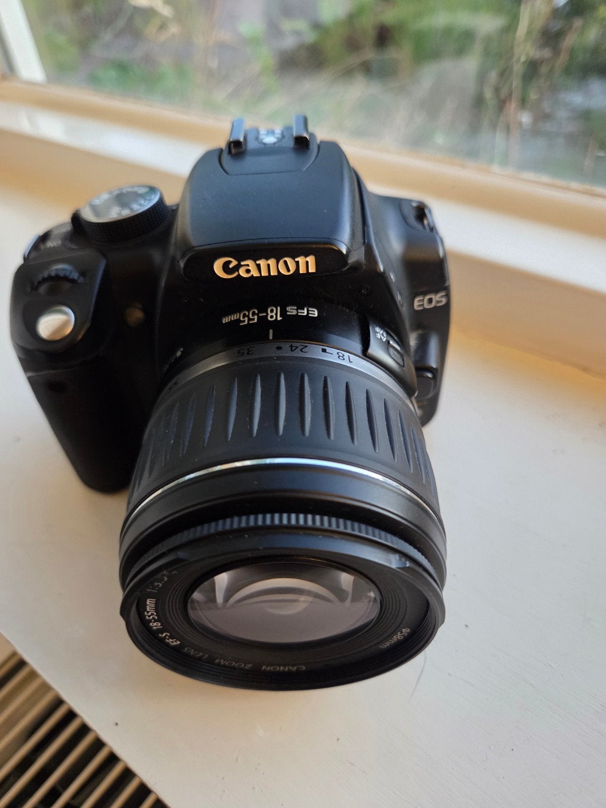 Canon EOS 350D Digitale Spiegelreflexcamera met Lens, Ingebouwde flitser, Gebruikt, Spiegelreflex, Canon