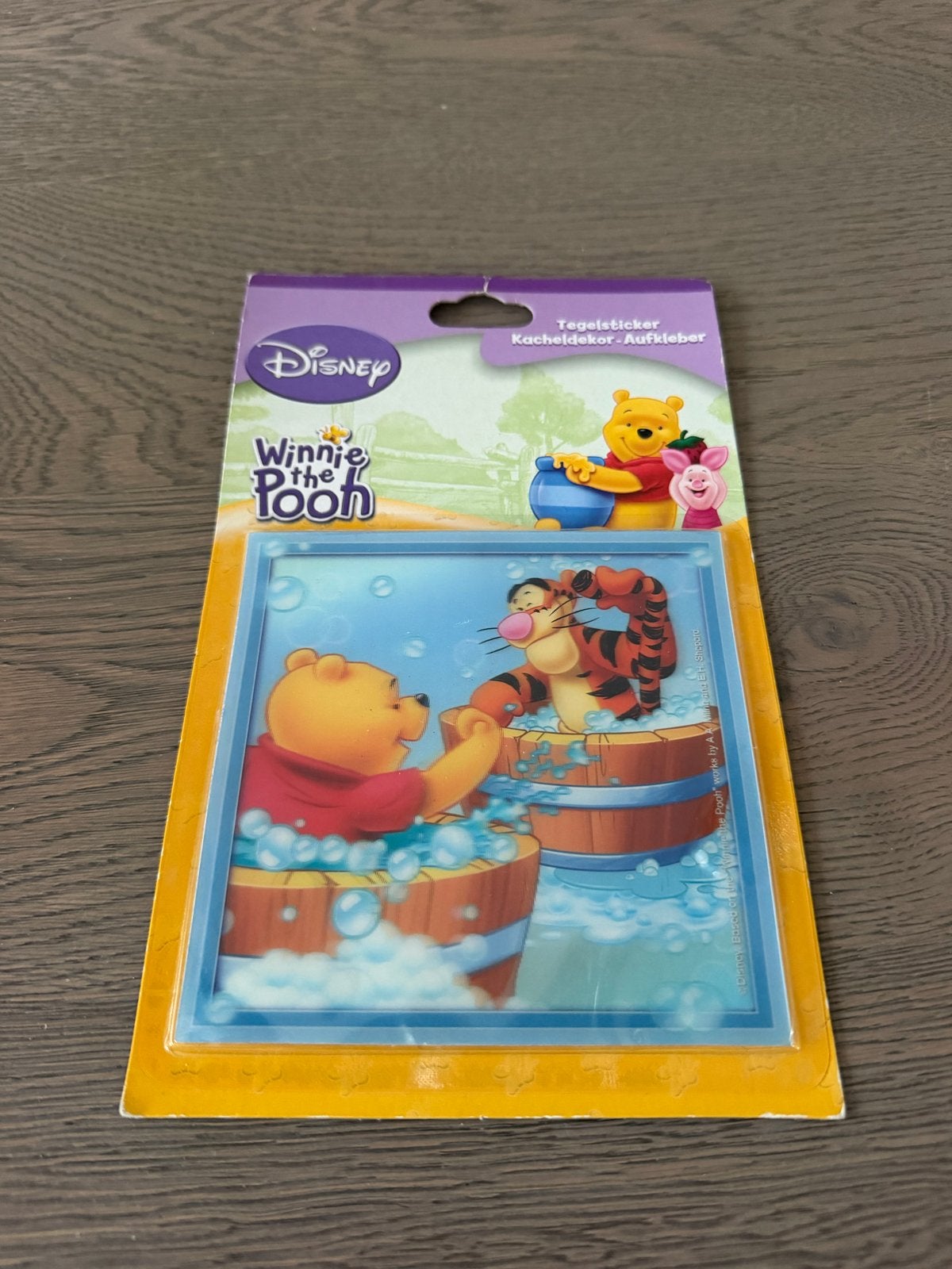 Winnie de Poeh en Teigetje Tegelsticker - Nieuw, Ophalen of Verzenden, Winnie de Poeh of vrienden, Nieuw, Plaatje of Poster