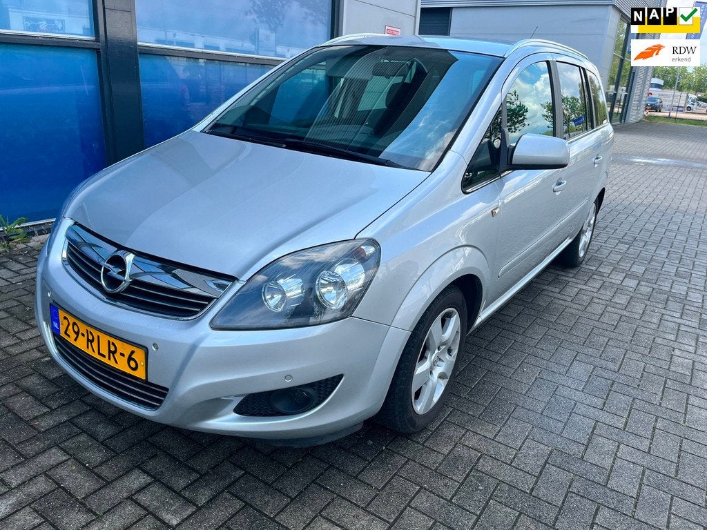 Opel Zafira 1.8 Edition automaat 7 zit, Auto's, Opel, Bedrijf, Te koop, Zafira, ABS, Airbags, Airconditioning, Boordcomputer, Centrale vergrendeling