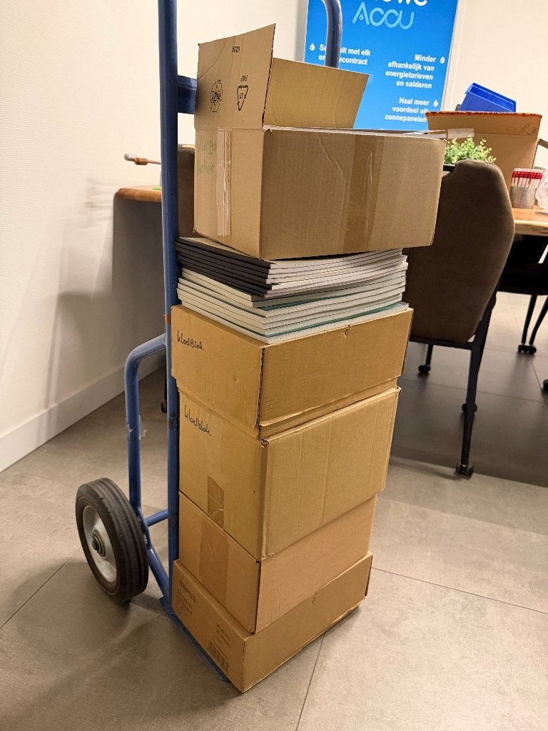 Kladblokken 1,5 meter stapel, Ophalen, Nieuw