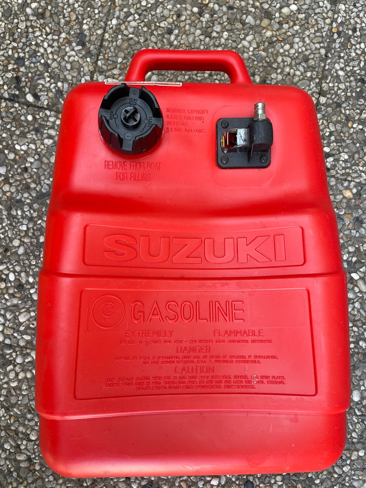 Suzuki benzinetank 25 liter voor buitenboordmotor, Ophalen of Verzenden, Zo goed als nieuw, Motor en Techniek