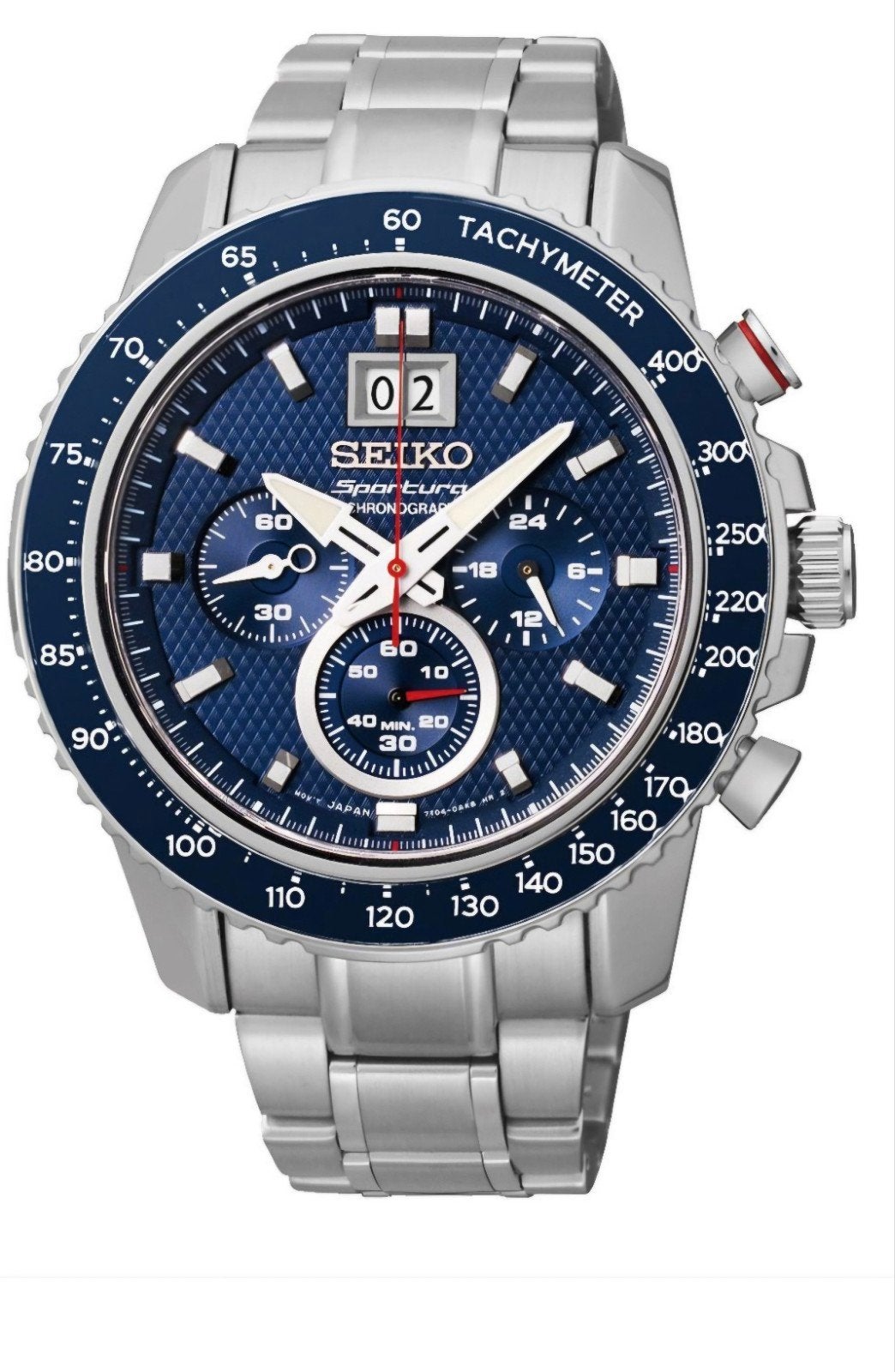 Seiko Sportura SPC135P1 Chronograaf Herenhorloge, Sieraden, Tassen en Uiterlijk, Horloges | Heren, Ophalen of Verzenden, Zo goed als nieuw