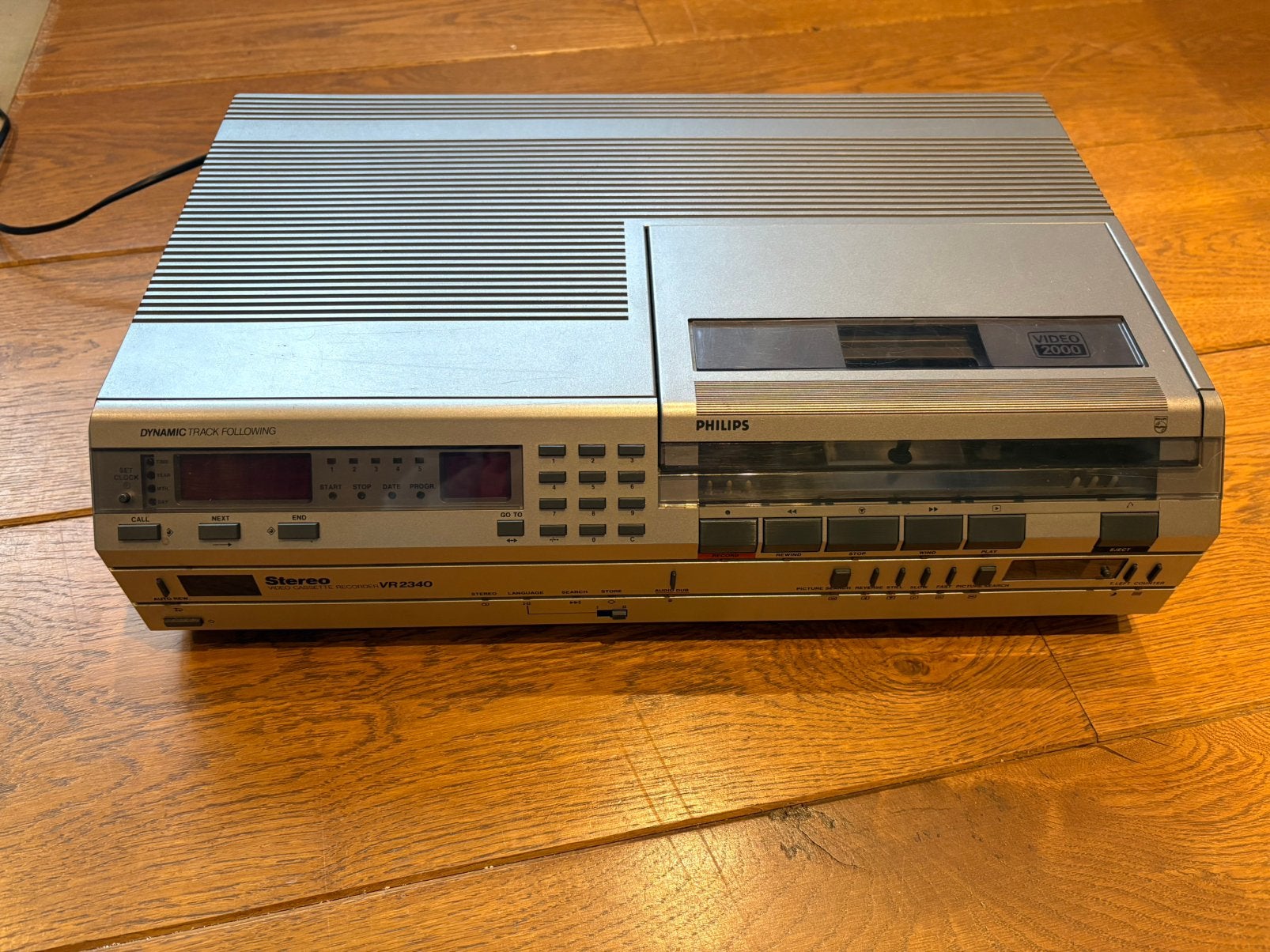 Philips VR2340 Stereo Video Cassette Recorder VHS, Ophalen of Verzenden, Gebruikt