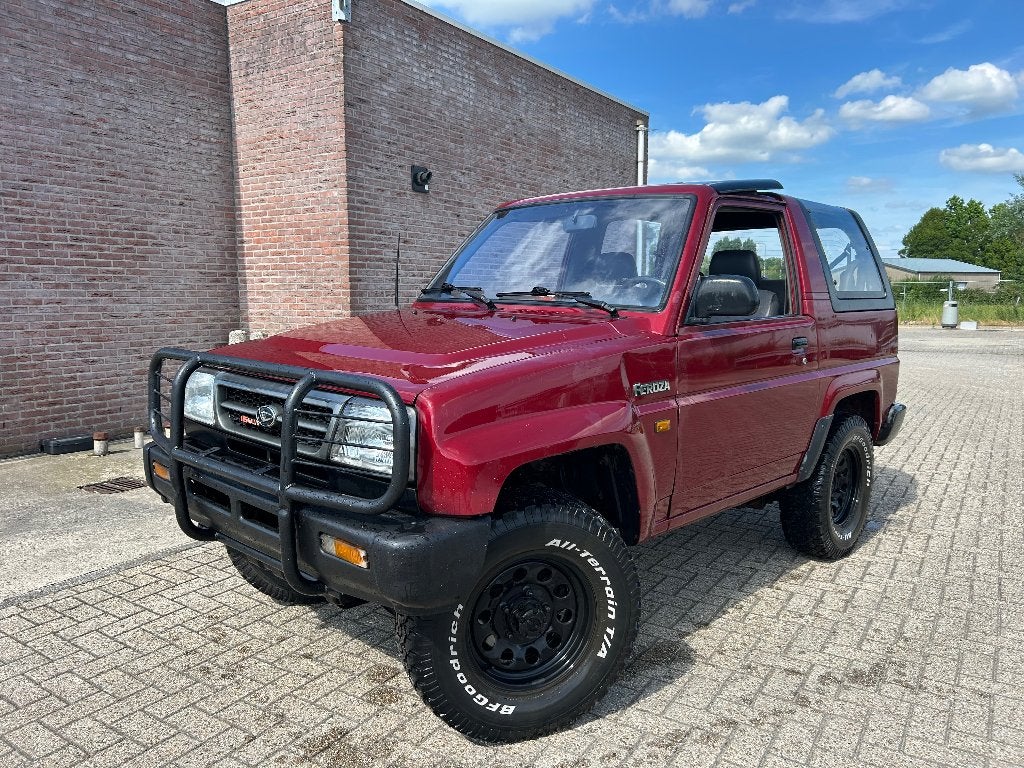 Daihatsu 1992 Rood, Auto's, Daihatsu, Feroza, Stof, Bedrijf, Handgeschakeld