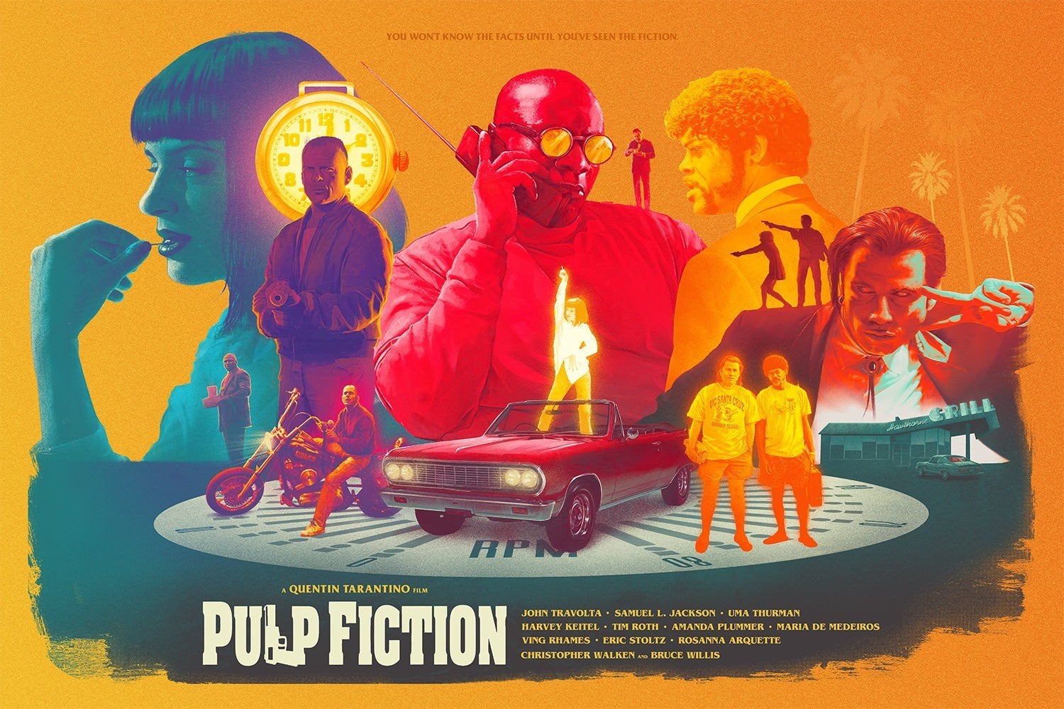 pulp fiction, Verzamelen, Ophalen of Verzenden, Zo goed als nieuw, A1 t/m A3, Film en Tv