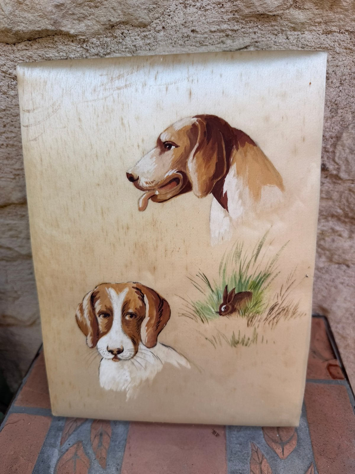 Brocant Frans stoffendoosje, Antiek en Kunst, Curiosa en Brocante, Ophalen of Verzenden
