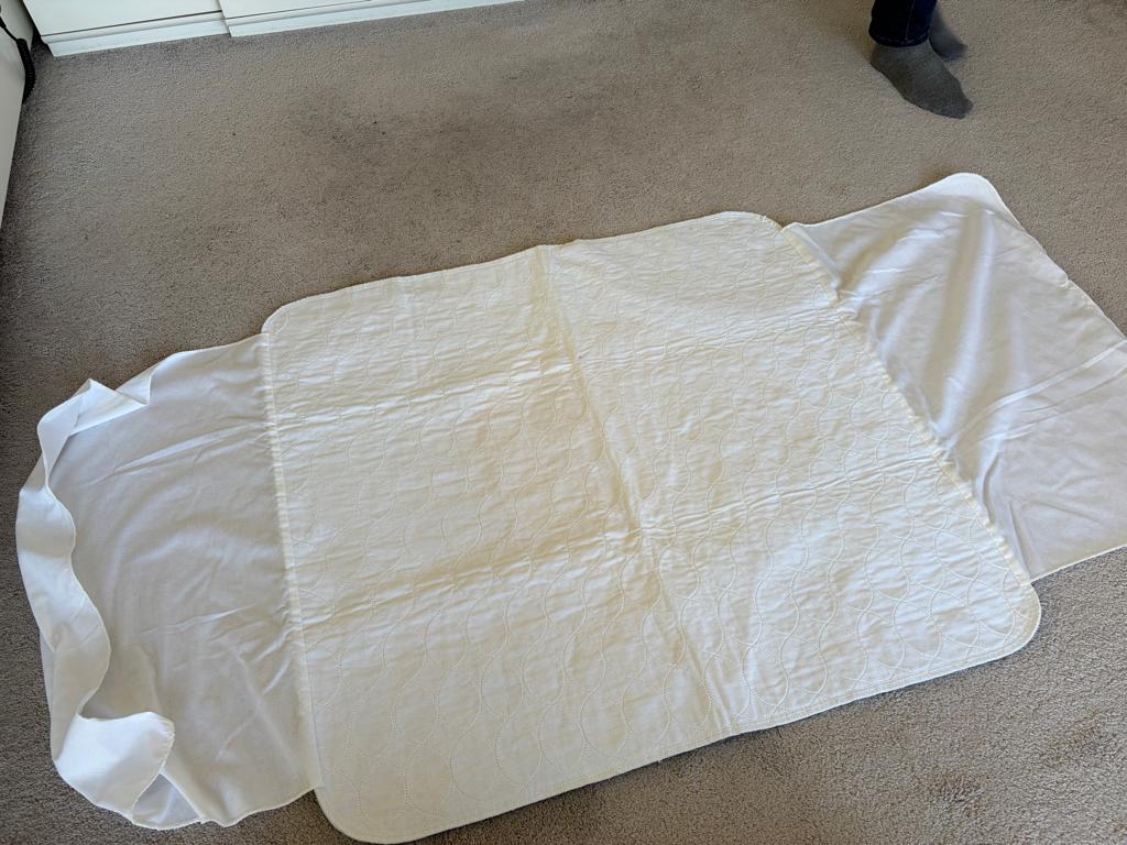 Hekura Wasbare Onderlegger met Instopstroken 85 x 90 cm, Ophalen of Verzenden, Gebruikt