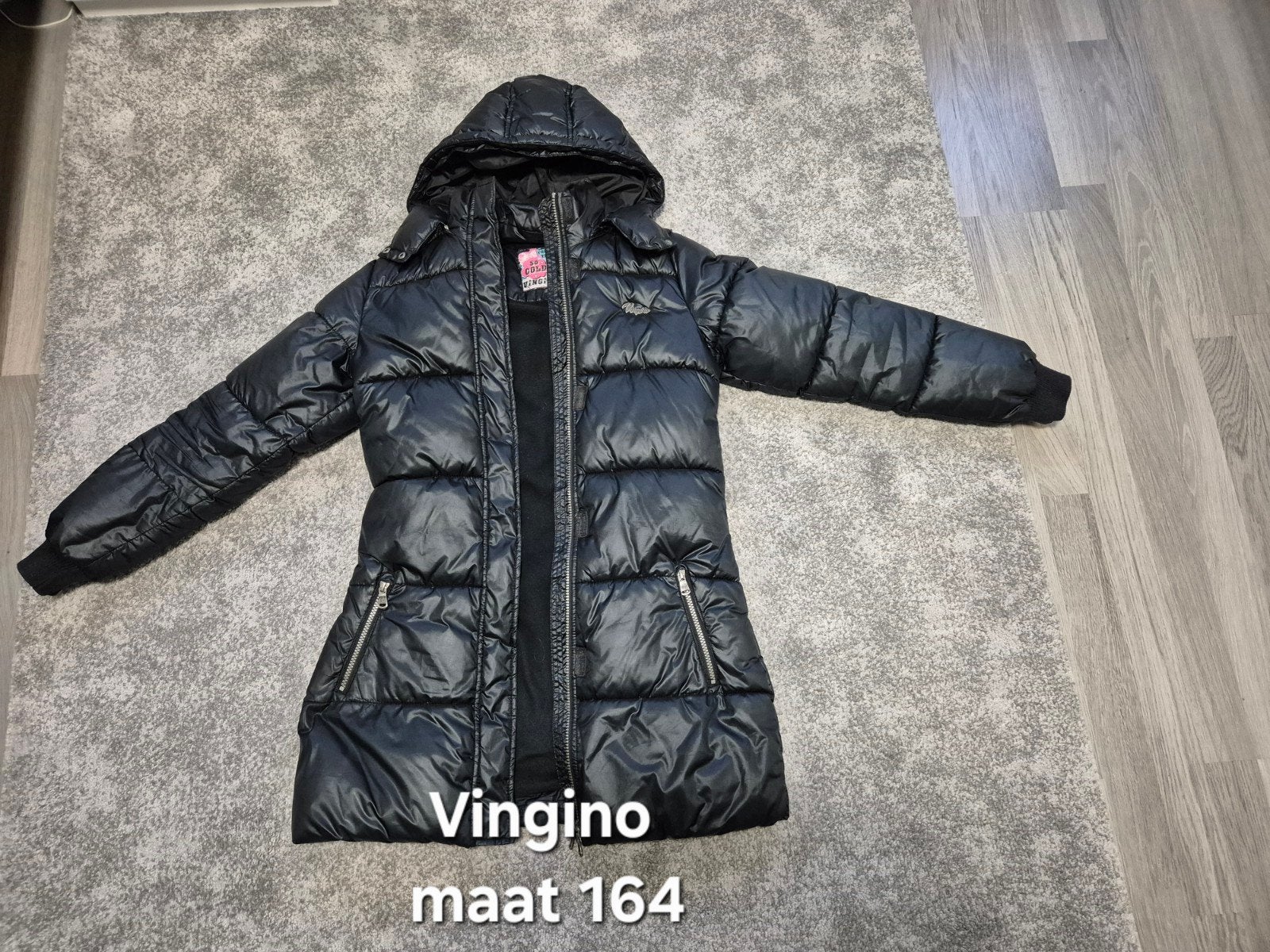 Vingino winterjas draagmaat 164 - 170, Meisje, Ophalen of Verzenden, Zo goed als nieuw, Vingino