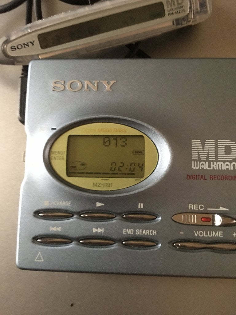 Sony minidisc MZ-R91, Ophalen of Verzenden, Minidisc-speler