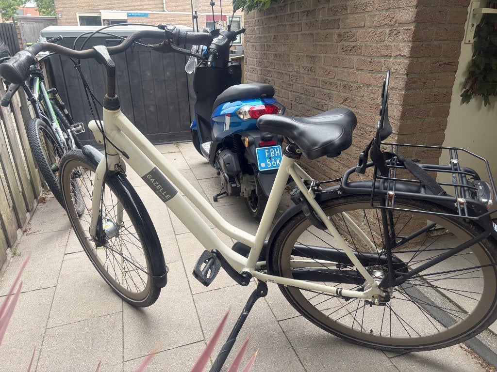 Gazelle esprit dames fiets, Ophalen, Versnellingen, Gazelle, Trommelrem