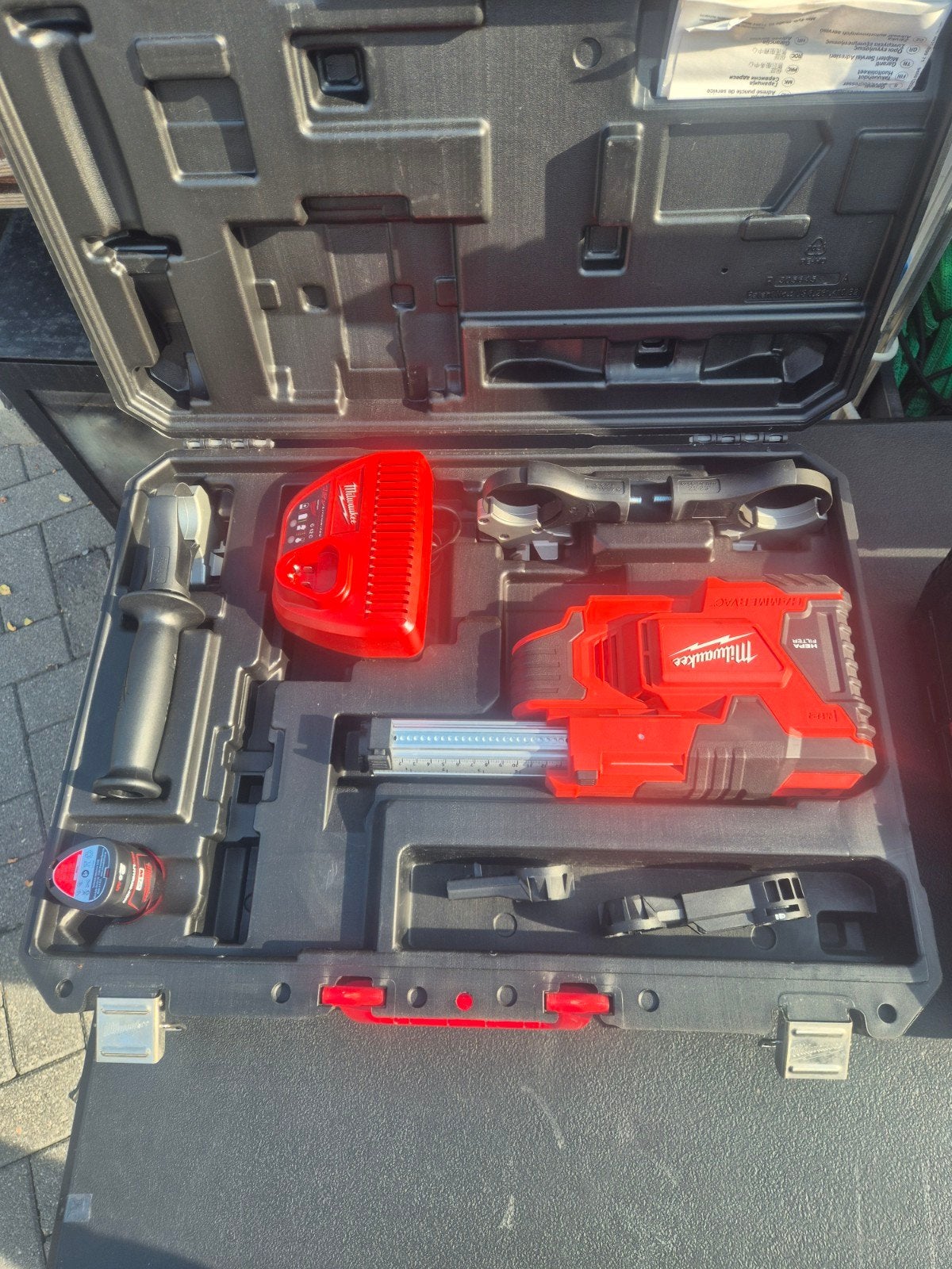 Milwaukee M12 DE-201C Stofafzuiging - Nieuw in Koffer, Ophalen of Verzenden, Nieuw
