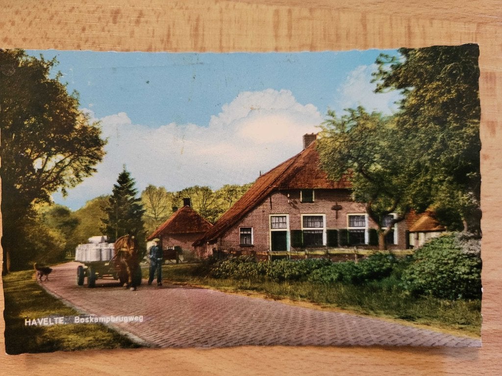 ansicht HAVELTE Boskampbrugweg, Ophalen of Verzenden, Voor 1920, Drenthe
