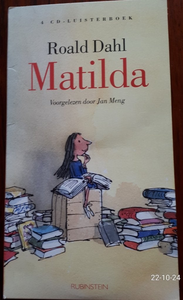 Roald Dahl luisterboek Matilda 4 cds, Boeken, Ophalen of Verzenden, Kind