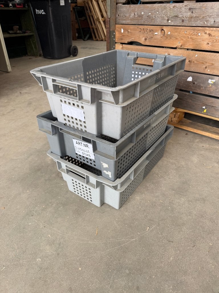 700x Allibert Nestelbare Kratten Stapelkratten 60x40x20cm, Allibert, Allibert, 40 tot 60 cm, 50 tot 75 cm
