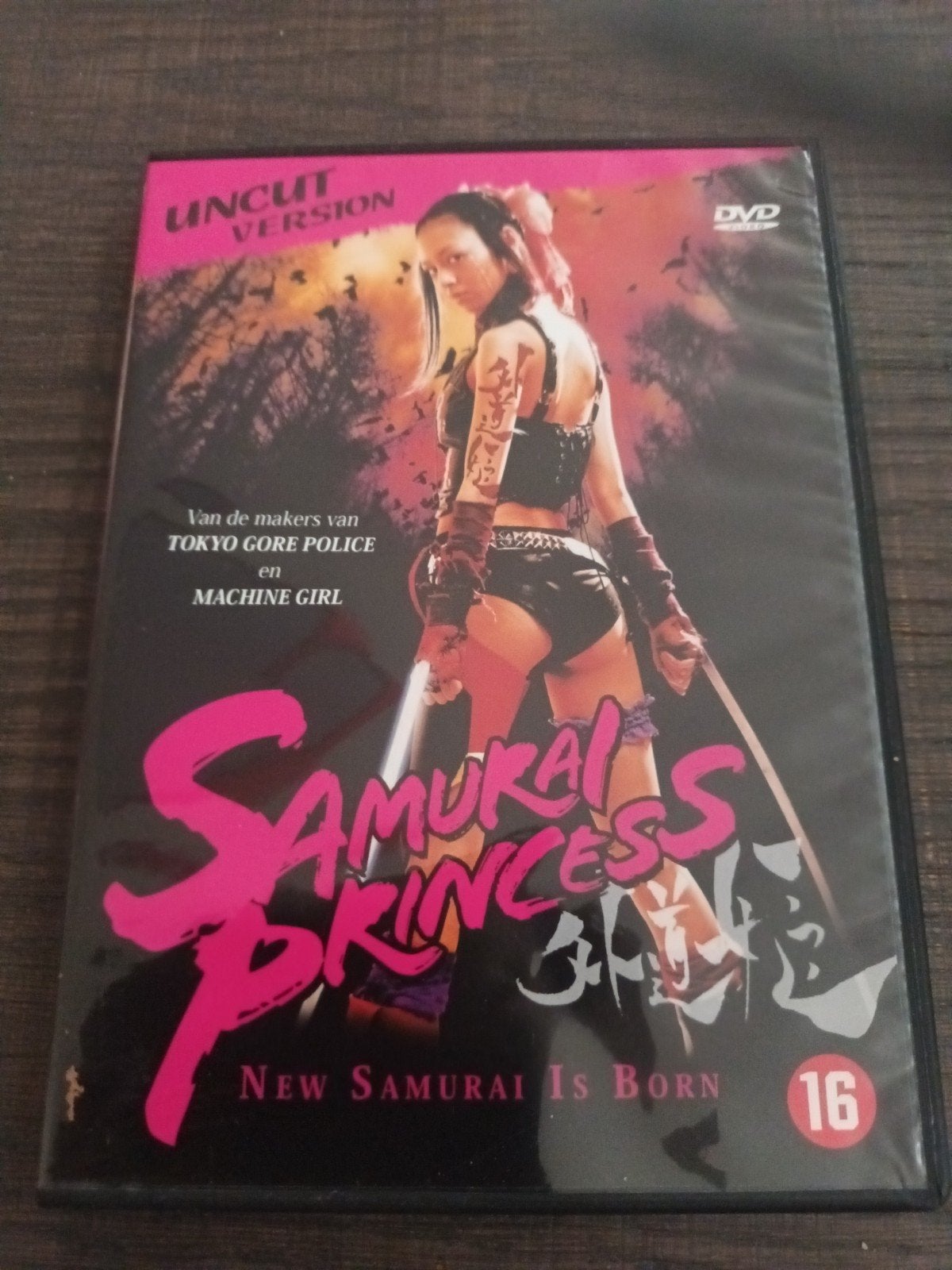 dvd Samurai Princess, Alle leeftijden, Ophalen of Verzenden, Zo goed als nieuw, Overige genres