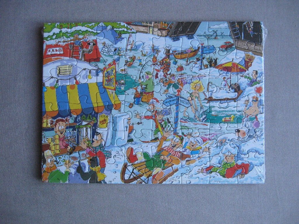 mini puzzeltje IJspret - nieuw gesealed mini puzzeltje, Ophalen of Verzenden, Minder dan 500 stukjes, Nieuw