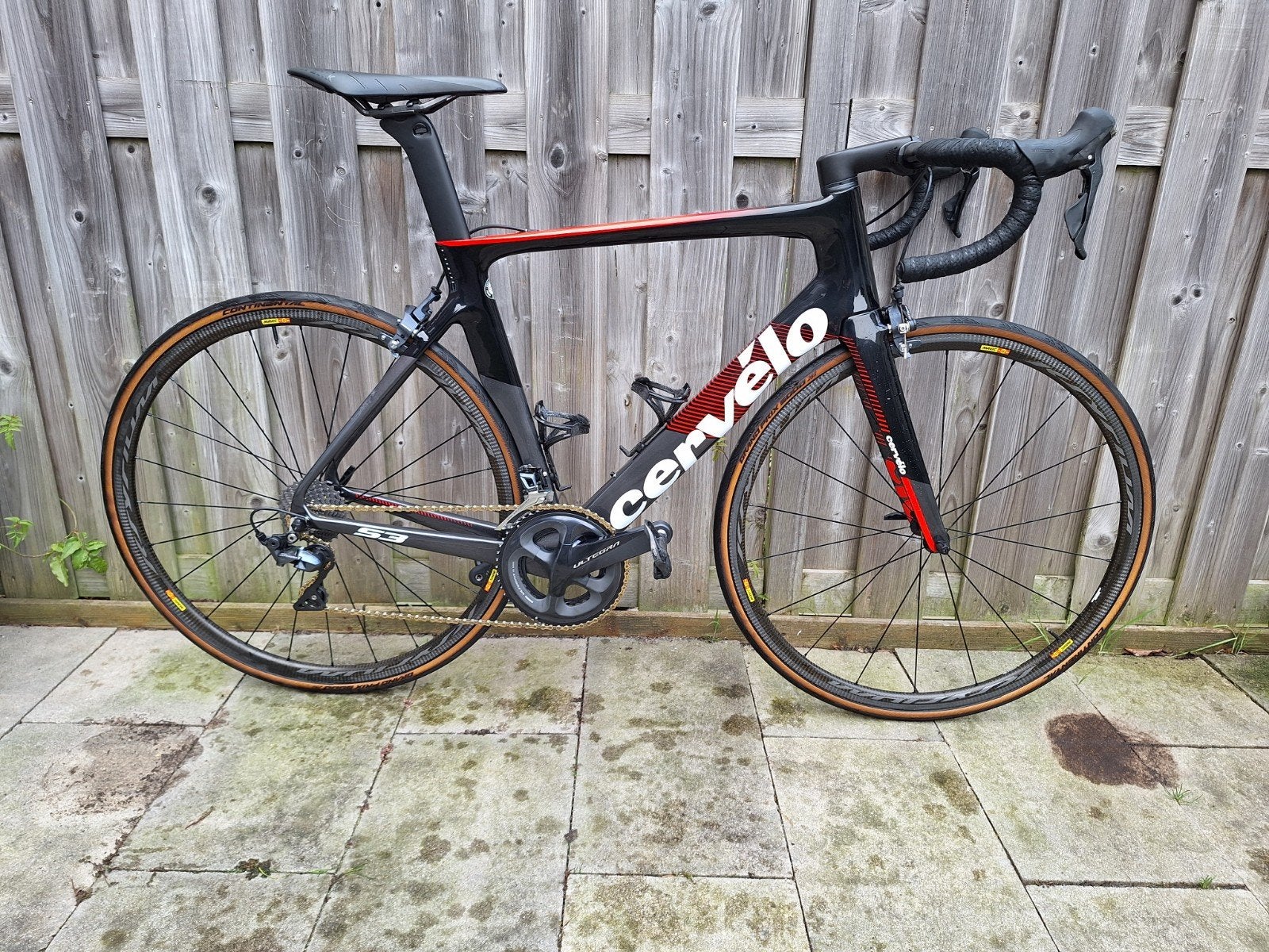 Cervélo S3, 28 inch, Gebruikt, Carbon, Velgrem