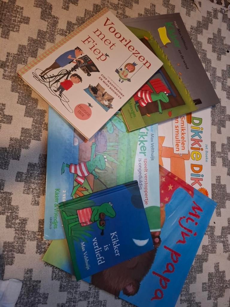 6 leuke voorleesboekjes kikker en meer, Boeken, Ophalen of Verzenden, Gelezen, Max Velthuijs, Fiep Westendorp, Jet Boeke, Fictie algemeen