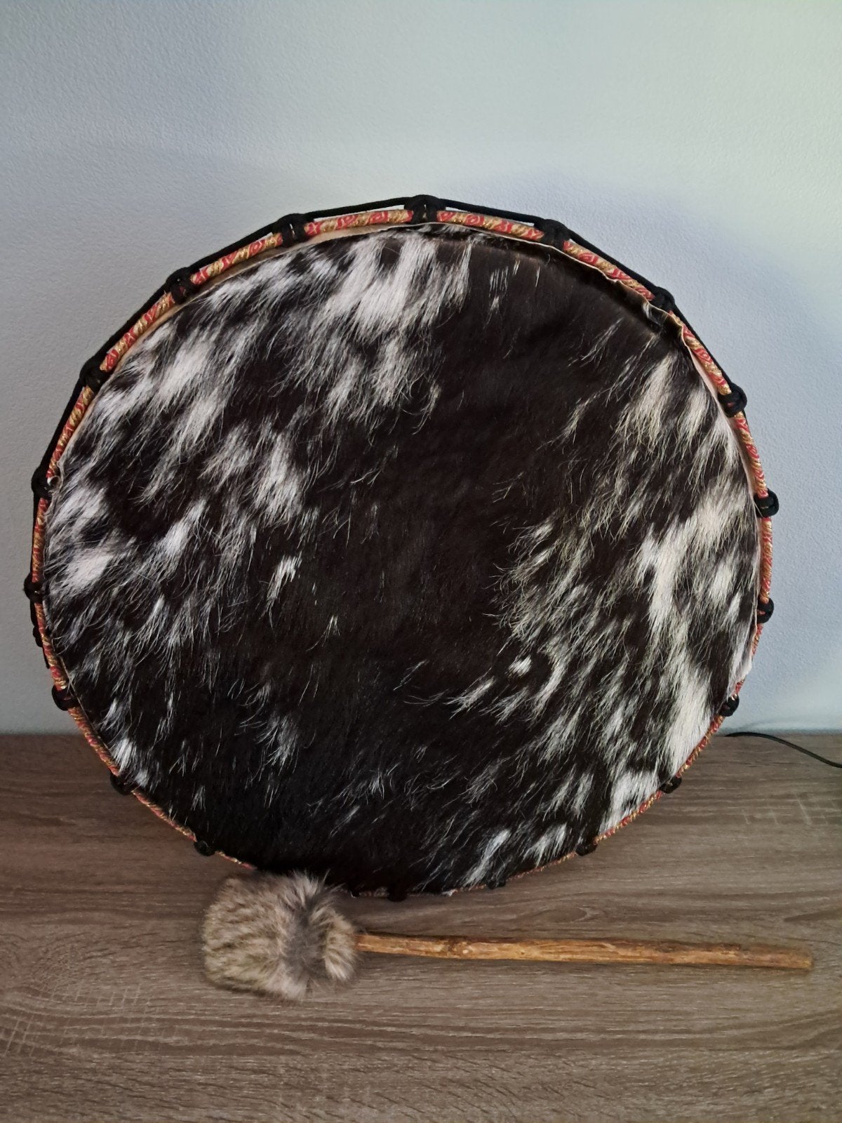 Nieuwe sjamaandrum met drumstok - geitenhuid, 45 cm, Ophalen, Nieuw