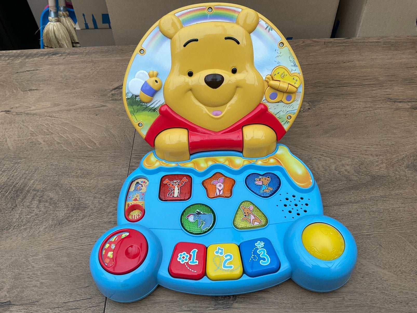 Nieuwe Vtech Disney Winnie the Pooh Ontdek en Leer laptop, Kinderen en Baby's, Speelgoed | Vtech, Ophalen, Nieuw