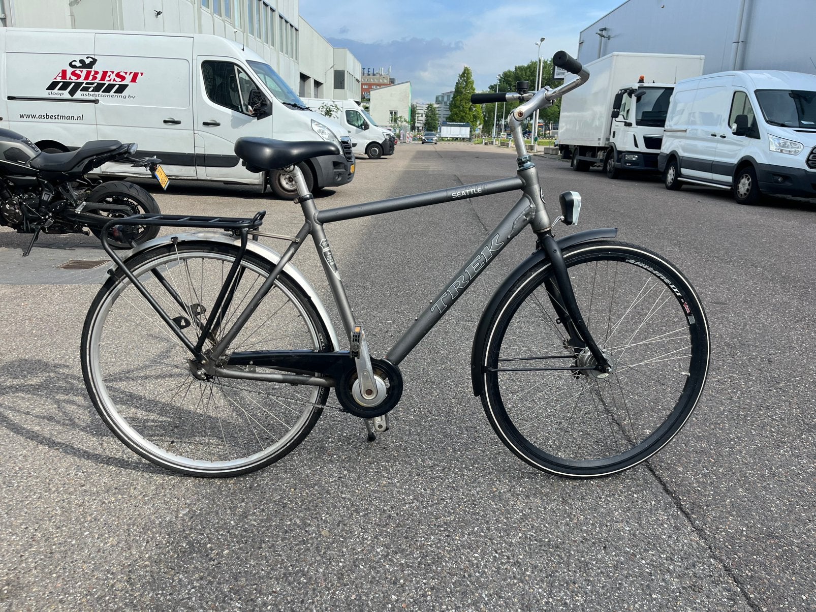 TREK HERENFIETS 28 INCH (CORTINA & JAN JANSSEN), Ophalen, Zo goed als nieuw, Overige merken, Versnellingen