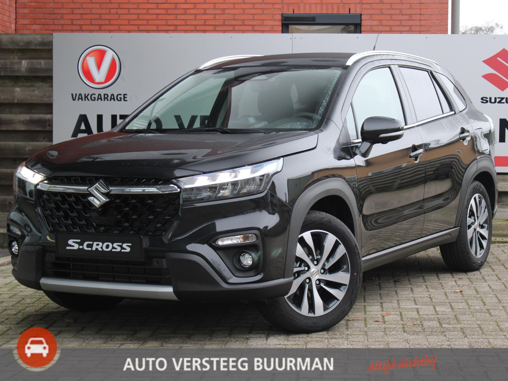 Suzuki S-Cross 1.4 Boosterjet Style Hybrid, Auto's, 12 maanden, Euro 6, 4 cilinders, Zwart