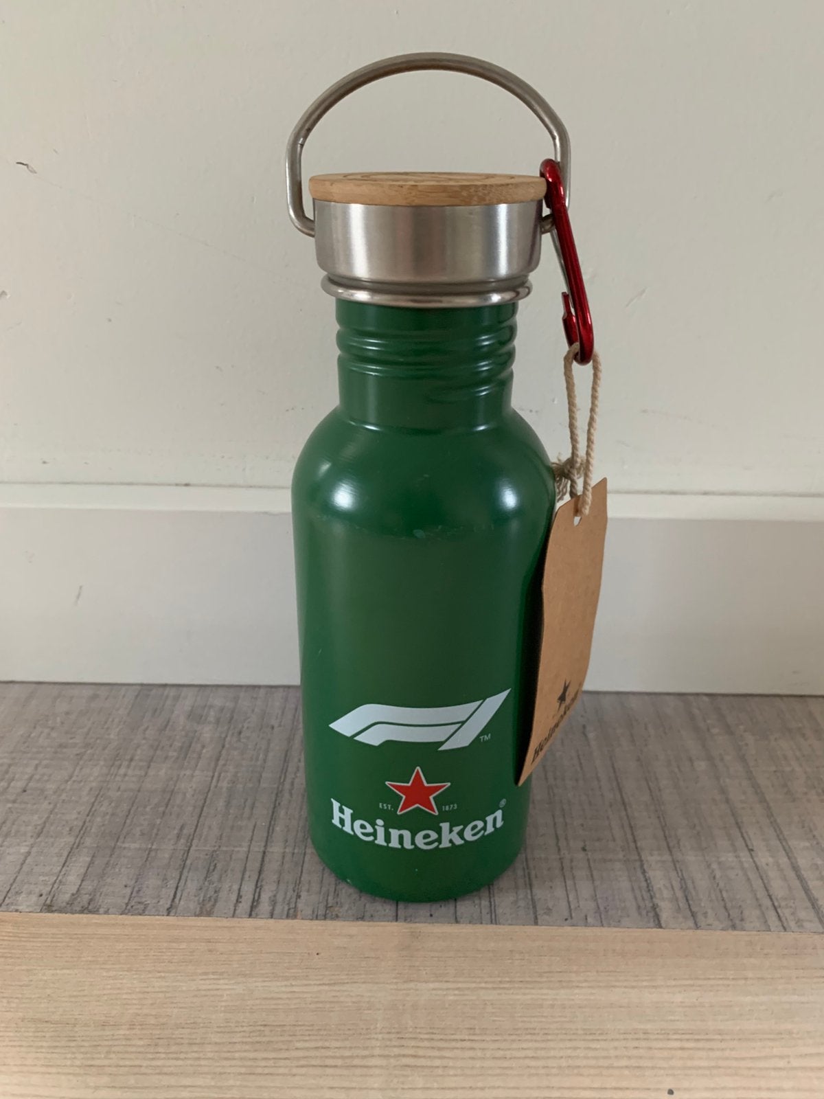 Heineken bidon formule 1, Ophalen of Verzenden, Zo goed als nieuw, Glas of Glazen, Heineken
