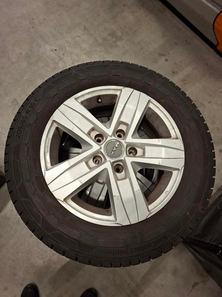 Winterwielen VW Transporter T5 T6 205/65R16C, Auto-onderdelen, Banden en Velgen, Ophalen, 16 inch, Banden en Velgen, Bestelwagen