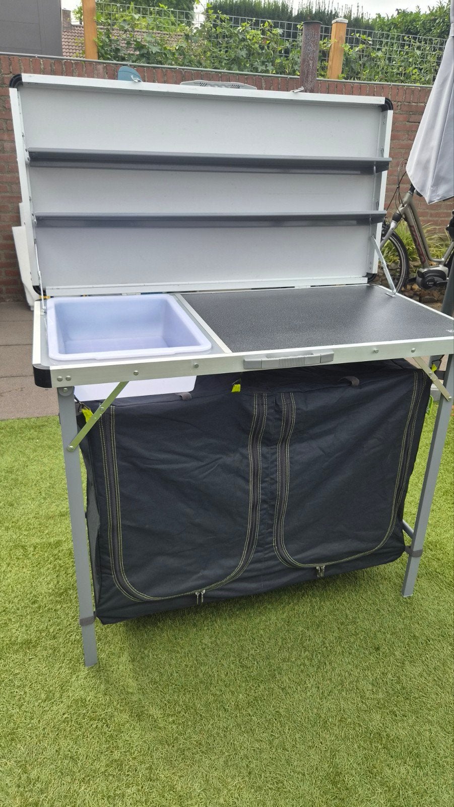 Complete Buitenkeuken voor Caravan met Oven en Gasfornuis, Ophalen of Verzenden